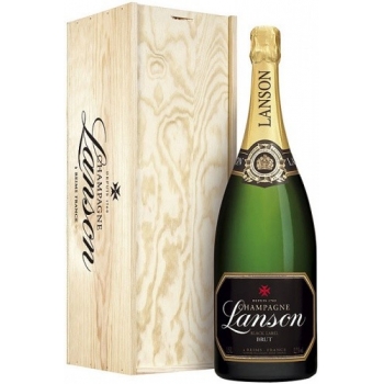 Champagne Lanson Black Label Brut NV 1,5 L Magnum (drewniana skrzynka)