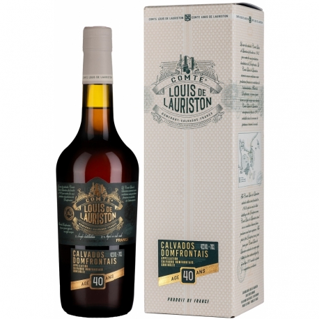 Calvados Domfrontais Lauriston 40 YO + Box