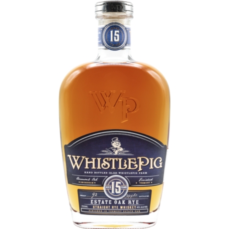 WhistlePig Estate Oak Rye 15 Years Whiskey